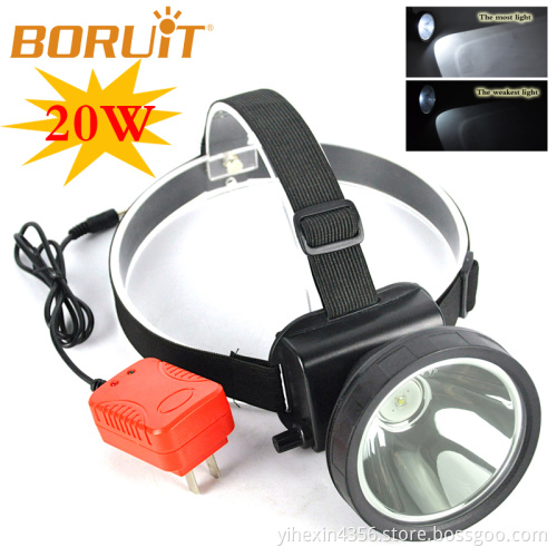 Powerful 1600 Lumens LED Rechargeable ABS Headlamp